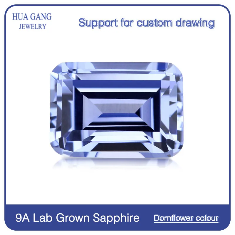 شكل قطع الزمرد زراعة الأحجار الكريمة ألوان متعددة روبي الياقوت الزمرد مختبر نمت بواسطة Czochralski أحجار كريمة مفكوكة #5