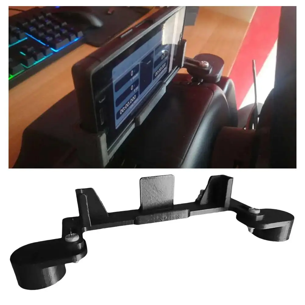 For Logitech G29 G920 G923 3D Printing Steering Wheel Phone Mount Bracket Clip Adjustable Simulator Racing Accessory
