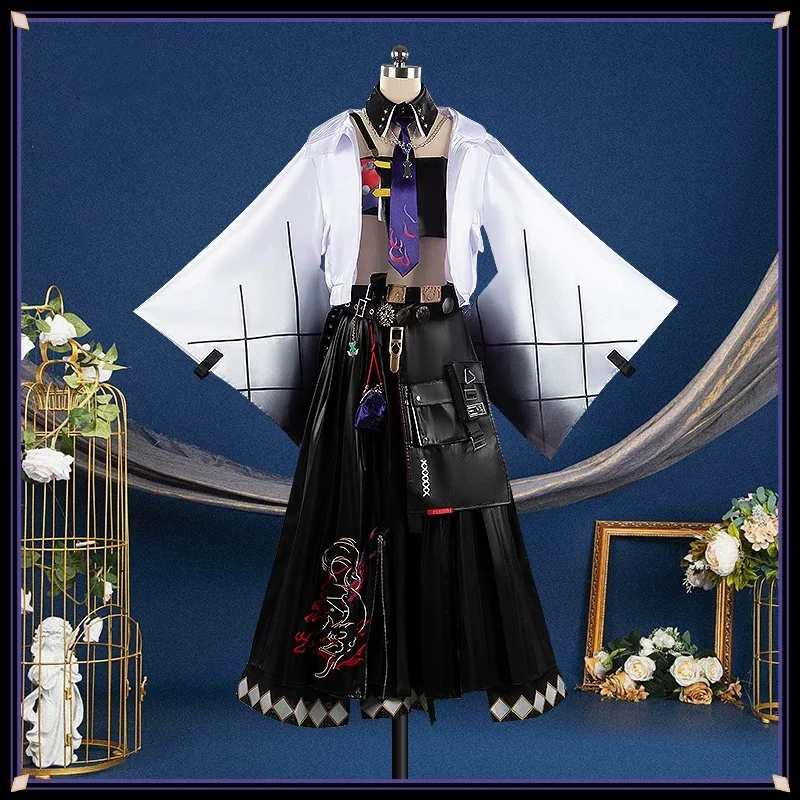 COWOWO الفرسان Kichisei تأثيري حلي كوس لعبة أنيمي زي حفلة الهالوين لعب دور الملابس الملابس #1