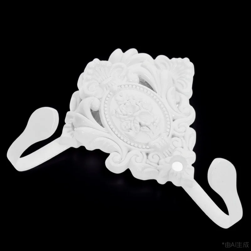 

2pcs Zinc Alloy Curtain Holdbacks Heavy Duty Wall Mount Tieback Hooks For Living Room Bedroom Wedding Vintage Curtain Side