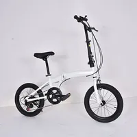 2024 Wholesale China Best Selling Mini 16 Inch Ready Stock Steel Frame Folding Exercise Bike Multi Bicycle for Aduls