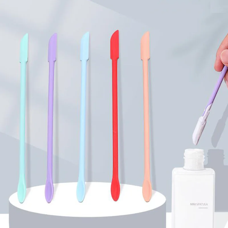 Multipurpose Beauty Spatulas Scraper Silicone Scraper Foundation Stirring Stick Cosmetic Scraper Base Makeup Makeup Tool