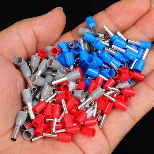 Imagen 2 del producto Terminales de engarce tubulares Cable de cobre aislado Terminal de extremo de Pin Cable conector de Cable casquillos conectores Kit surtido de manguitos