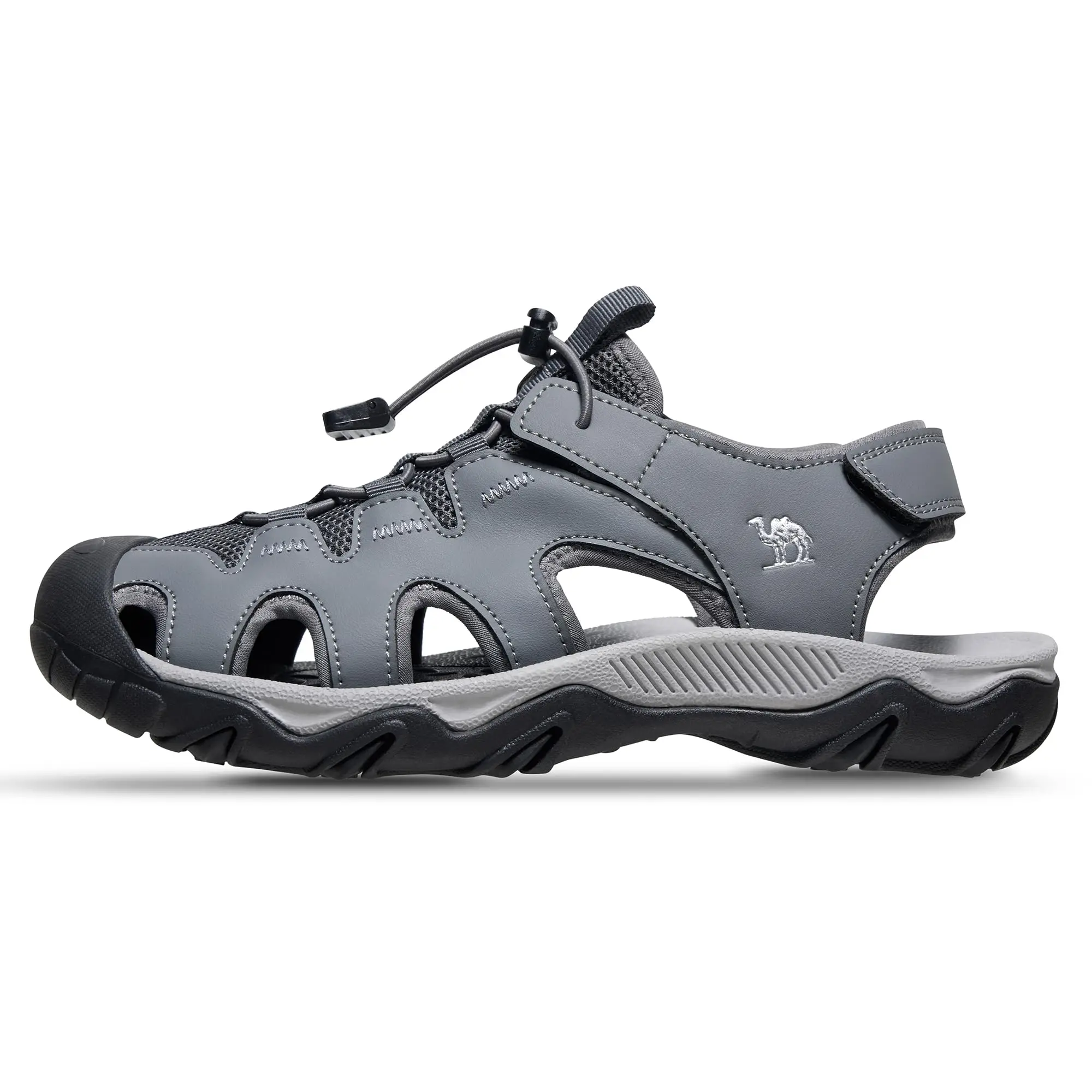 

GOLDEN CAMEL Men's Hiking Sandals Anti-Slipping Athletic Water Shoes with Arch Support Closed Toe Summer Camping Beach Sandal