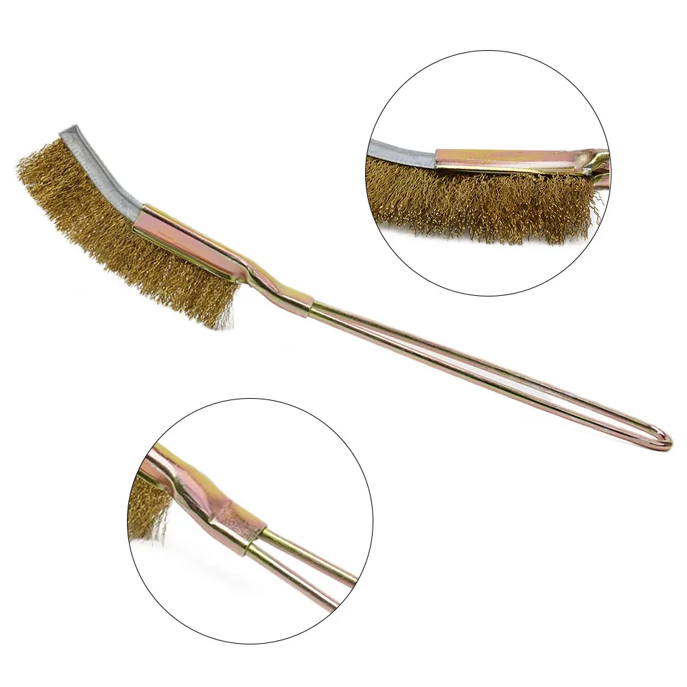 

Exquisite Practicall 1pcs Brush Wire Rust Brass Nylon Polish Remover Accessories Brand New Grinder High Quality