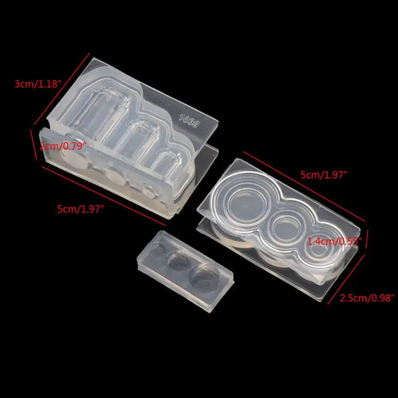 3D Mini Jam Bottle Resin Mold Water Jar Pendant Silicone Mold Jewelry Making Y08E