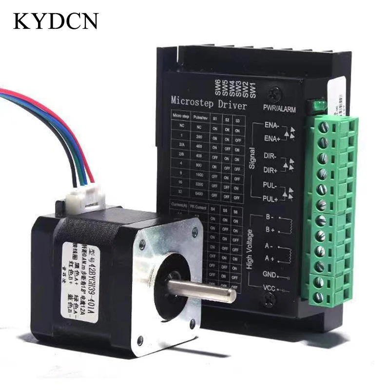 

42 stepper motor kit torque 0.4N long 39MM + TB6600 motor driver 4A