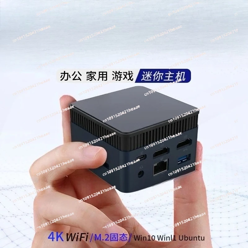 Suitable for N100 Mini Computer Supports Dual 4K Displays, Ultra Compact for Office Work, Light Gaming and Streaming