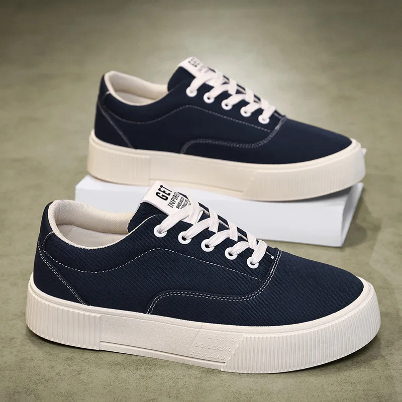 

Весенняя мужская обувь, парусиновая повседневная обувь, крутая вулканизированная обувь для скейтборда на плоской подошве, кроссовки на шнуровке