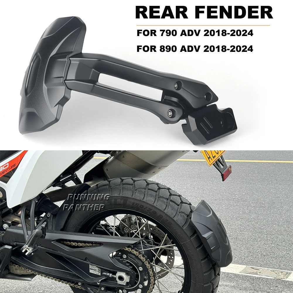 

For 790 890 ADV Adventure 790adv 890adv 2018-2024 Motorcycle Accessories Rear Wheel Hugger Mudguard Rear Fender Mudflap Guard