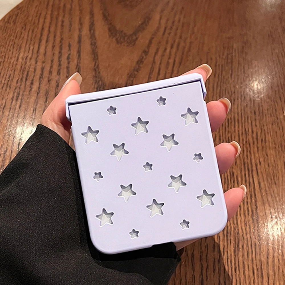 Koreański styl Hollow Out Stars etui na telefon Samsung Z klapką 5G 5 Z Flip3 Flip4 3 w1 odporna na wstrząsy obudowa do Galaxy Z Flip5 Zflip 4