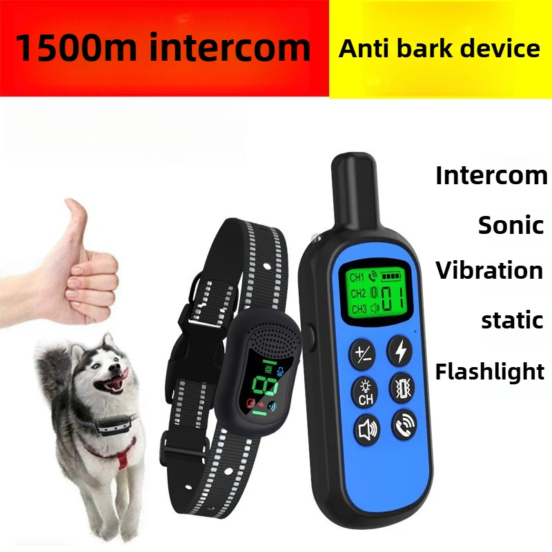 

Ограничитель лая собаки, новые товары для домашних животных, тренажер с дистанционным управлением, автоматический ошейник для лая, ошейник для собак, защита от лая