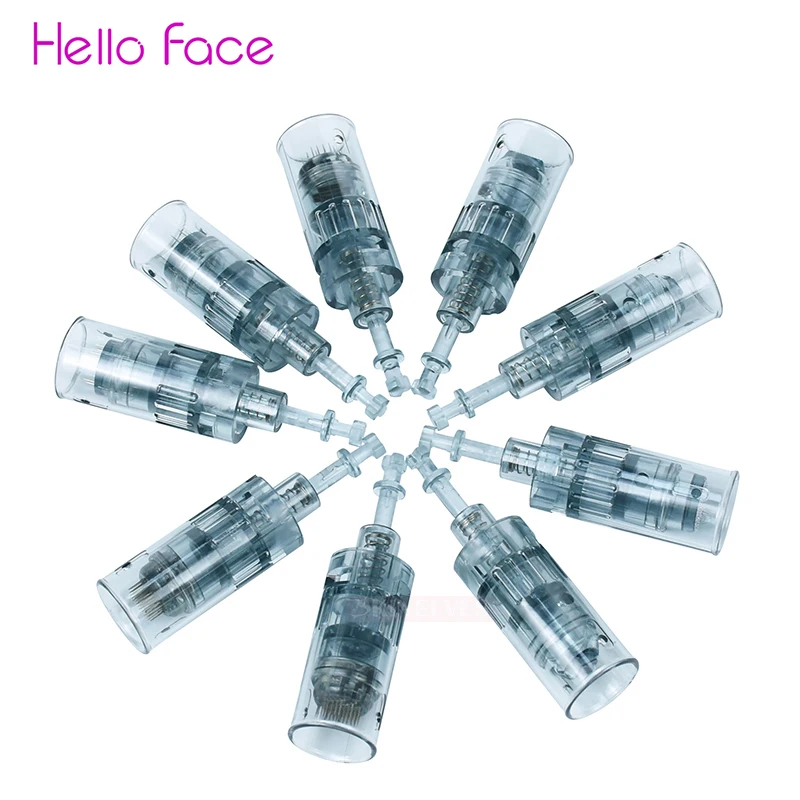 Dr Pen M8 Needle Cartridge 10/20/30pcs Derma Pen 11/16/24/36/42/Nano Microneedling Pen Tattoos Needles Replacement Skin Needling