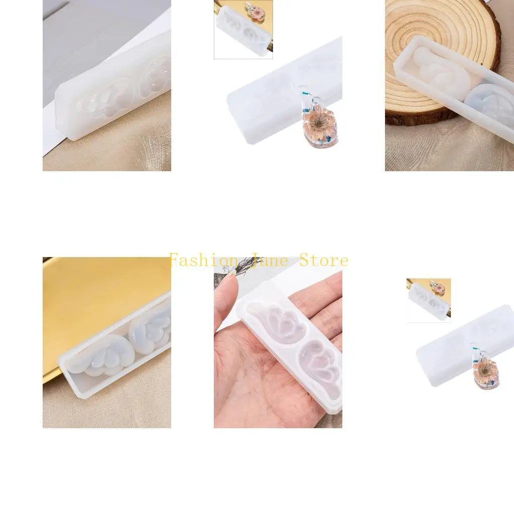 

N5KA Flexible Wing Silicone Jewelry Mold For Resin Casting With Smooth Surfaces Easy Demolding Feature