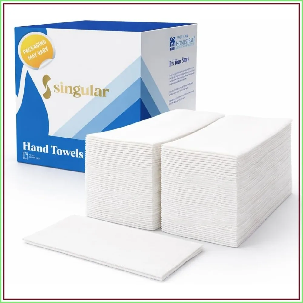 Premium Disposable Guest Towels Soft Linen Feel 200 Count