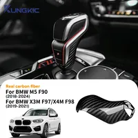 Dry Carbon Fiber For BMW F90 M5 F97 X3M F98 X4M 2019-2023 Automatic Shift Gear Knob Trim Cover Car Retrofitting Accessories