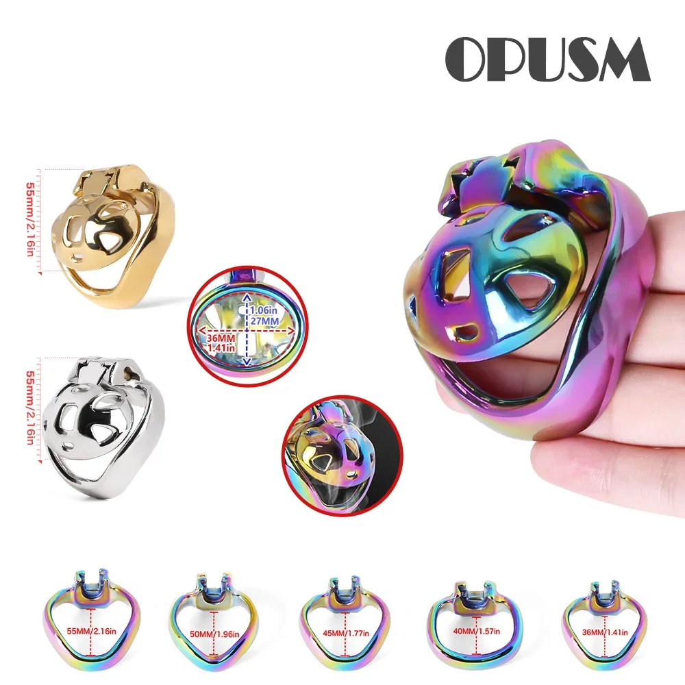 Sissy Super Small Chastity Cage Air Nub Cock Cage HT-V4 Flower Penis Ring Male Chastity Device Bondage Belt Adult Sex Toys