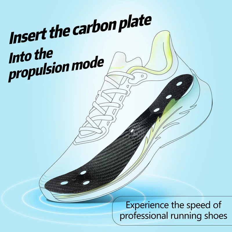 Onemix Speciale Carbon Plaat Voor Running 45 ° Schop Carbon Plaat Lean Forward Snelheid