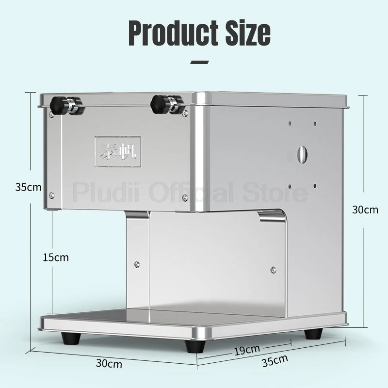 Elektryczna krajalnica do mięsa automatyczna krajalnica wielofunkcyjna krajalnica ze stali nierdzewnej krajalnica do mięsa ryby warzywa maszynka do