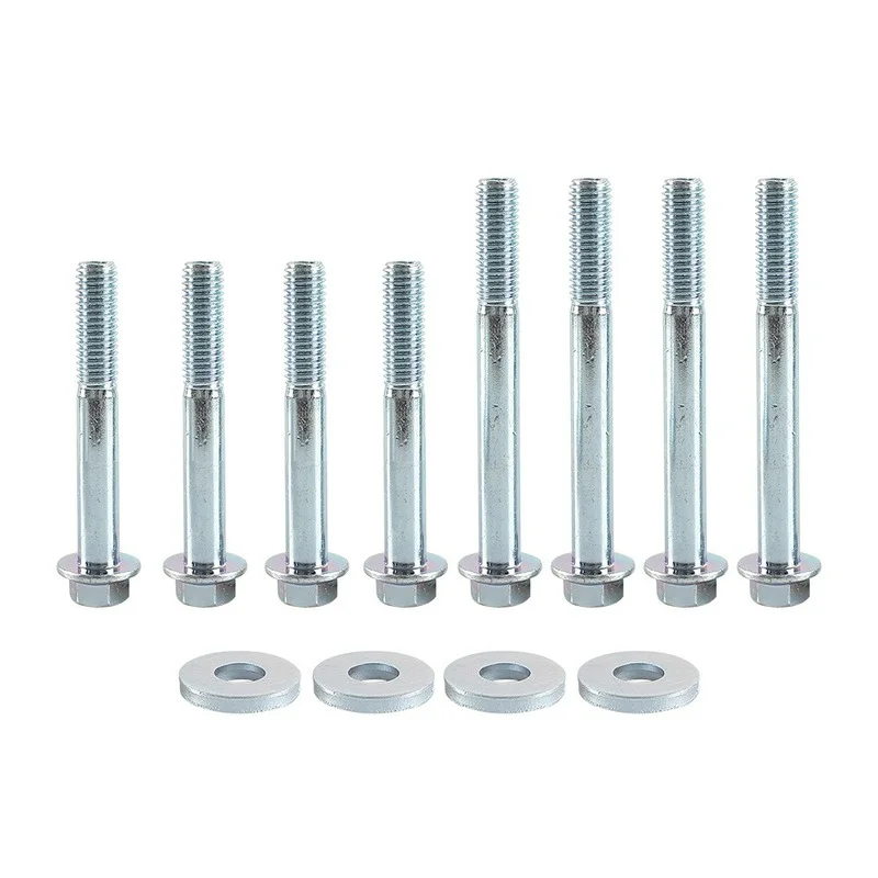 12pc Engine Stand Bolt Flange Replacement Mini Premium Engine Stand Bolt Kit For LS 4.8L 5.3L 6.0L 6.2L