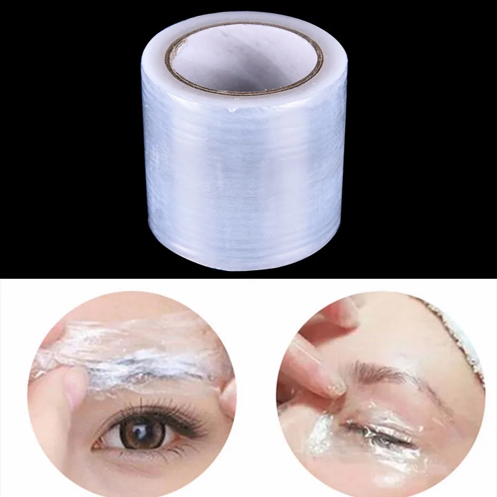 Cubierta transparente para tatuaje, película conservante para Microblading, para maquillaje permanente, suministros para cejas, 40MM x 200MM