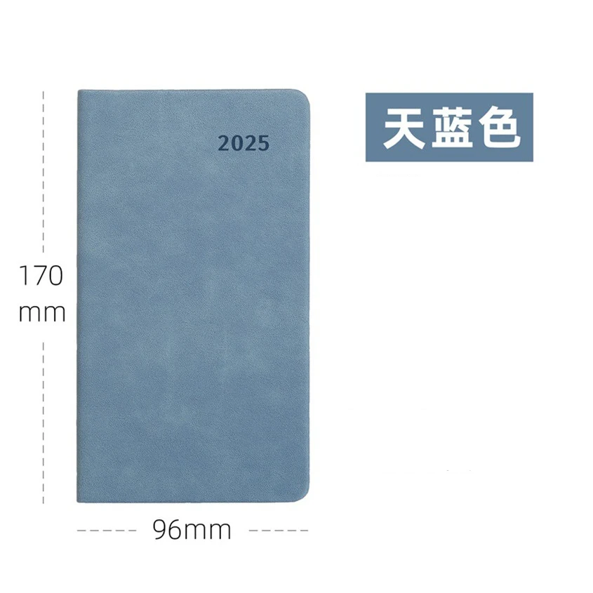 2025 Notebook A6 Agenda In English Monthly Planner Note Books Caderno Escolar Notepad Cute School Schedule Libreta Planificador