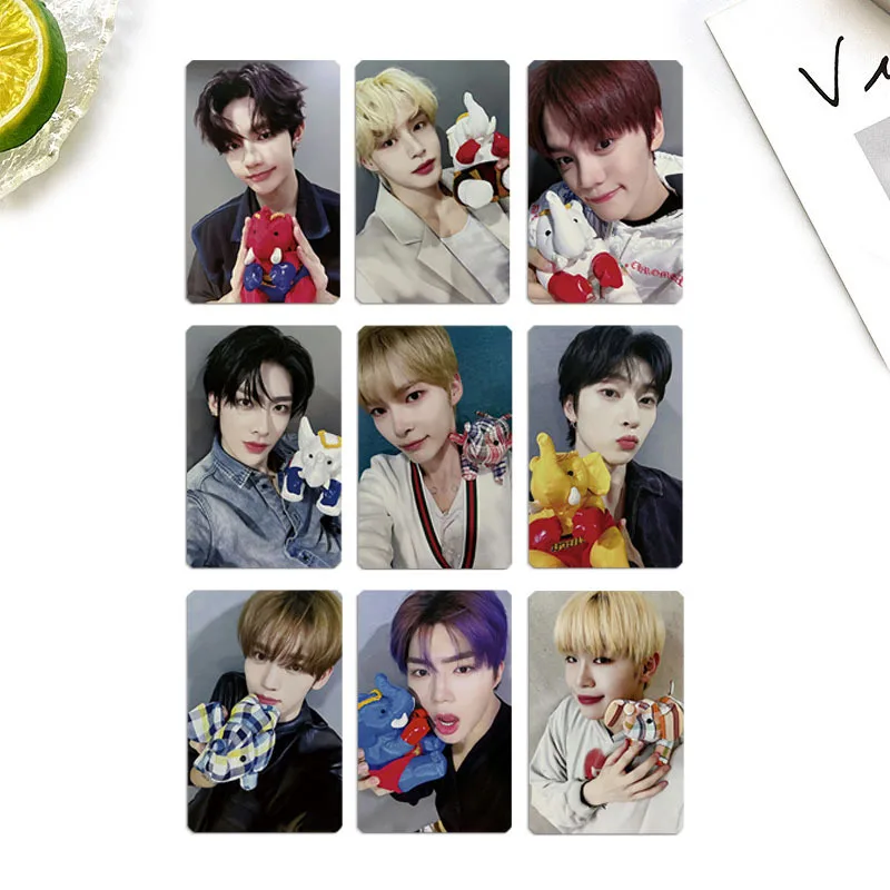 9PCS KPOP ZEROBASEONE Bangkok Tour Postcards ZB1 ZhangHao GunWook Ricky TaeRae Two-Sided Lomo Cards Doll Photocards Fans Gift