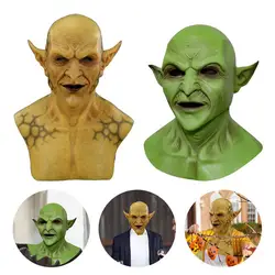 2020 New Halloween Scary Mask Yellow Imp Demon Mask Party Costume Cosplay Props For Adults