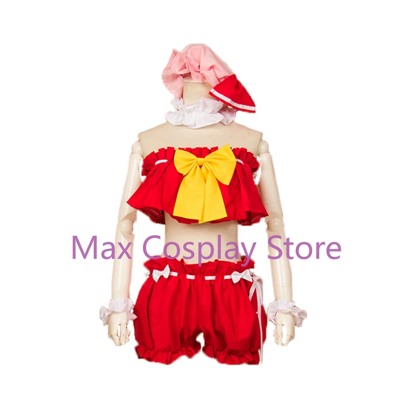 Max Cos Touhou Project Alice Flandre Scarlet Cosplay Costume Top+short+accessory Customized size