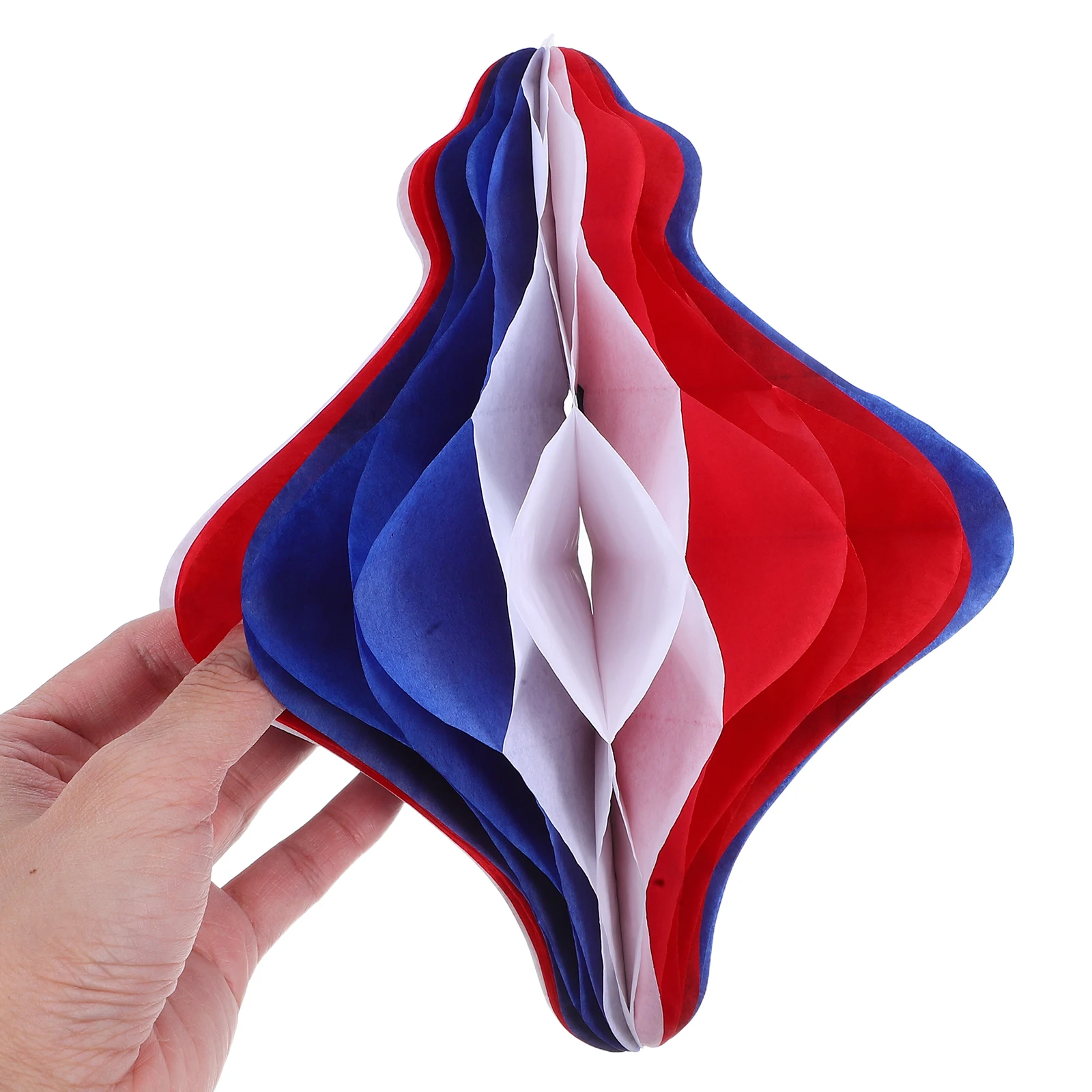 

6Pcs Independence Day Honeycomb Balls Red White Blue Patriotic Party Decor 4th July Memorial Event Usa Holiday