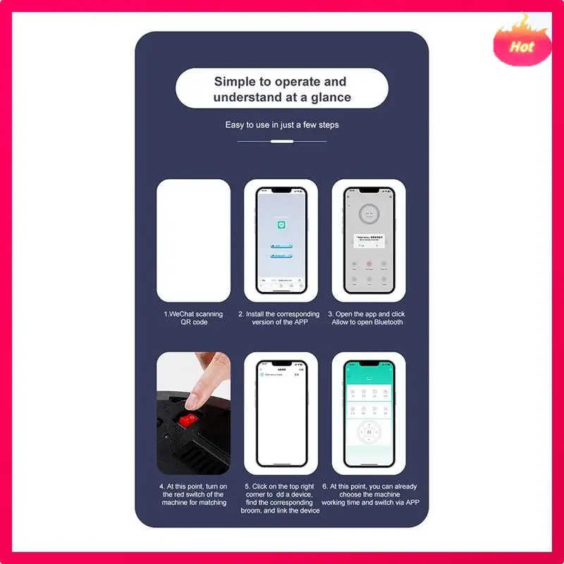 AD-5-In-1 RS800 مع جهاز التحكم عن بعد مكنسة كهربائية روبوتية ذكية فائقة الهدوء لتنظيف الأرضيات الرطبة والجافة أجهزة منزلية سهلة الاستخدام