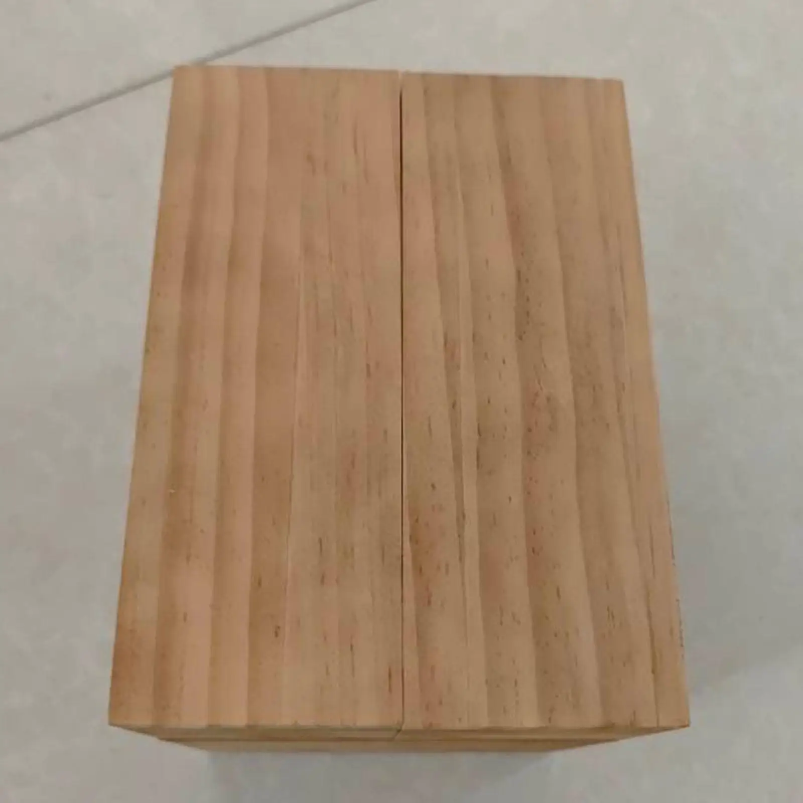 Unfinished Wood Keepsake Box for Essential Oils Storage Bin Organizer Jewelry Safe Box for Home and Gift