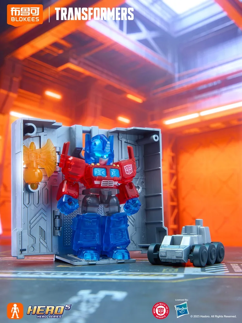 오리지널 블로키즈 트랜스포머 신제품 GV05-12PCS 옵티머스 프라임 사운드웨이브 갈바트론 사이클로너스 액션 피규어 로봇 컬렉션 장난감