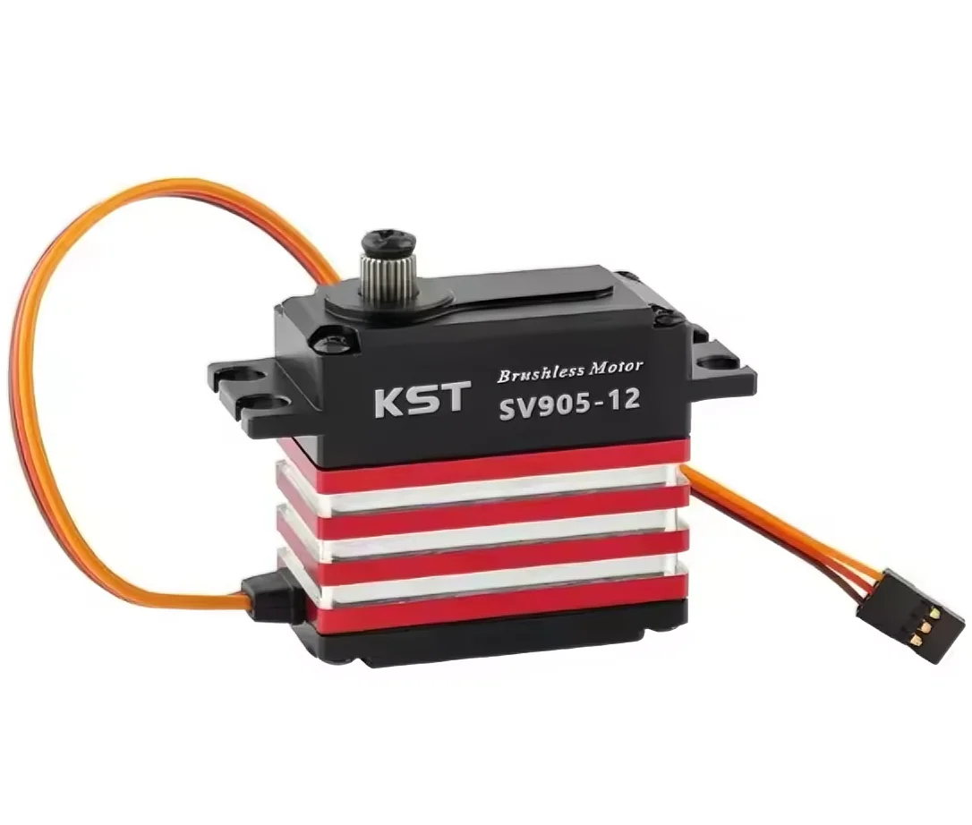 KST SV905-12 17KG High Torque Tail Servo HV Brushless Metal Gear for 550-700 Class RC Helicopters Planes Fast Response 40mm Wide