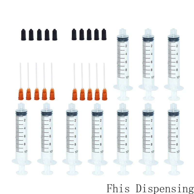 

Шприцы 10 мл/10 см3, 15 г, иглы для наполнения тупым кончиком 1,5 дюйма, 10 шт. в упаковке