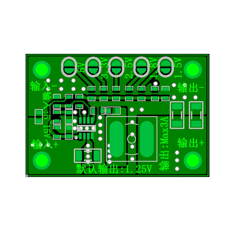 CA1235 Adjustable Power Module CA-1235 Buck Power Module 3A 5-16V Input  1.25V 1.5 1.8 2.5 3.3 5V Output Step-Down Power Supply