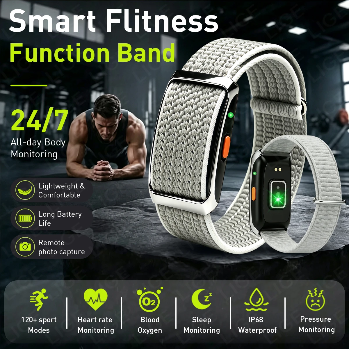 2026 New No Screen Smart Watch Sport Fitness Tracker Smart Band Heart Rate Blood Oxygen Waterproof Smart Bracelet For Men Women