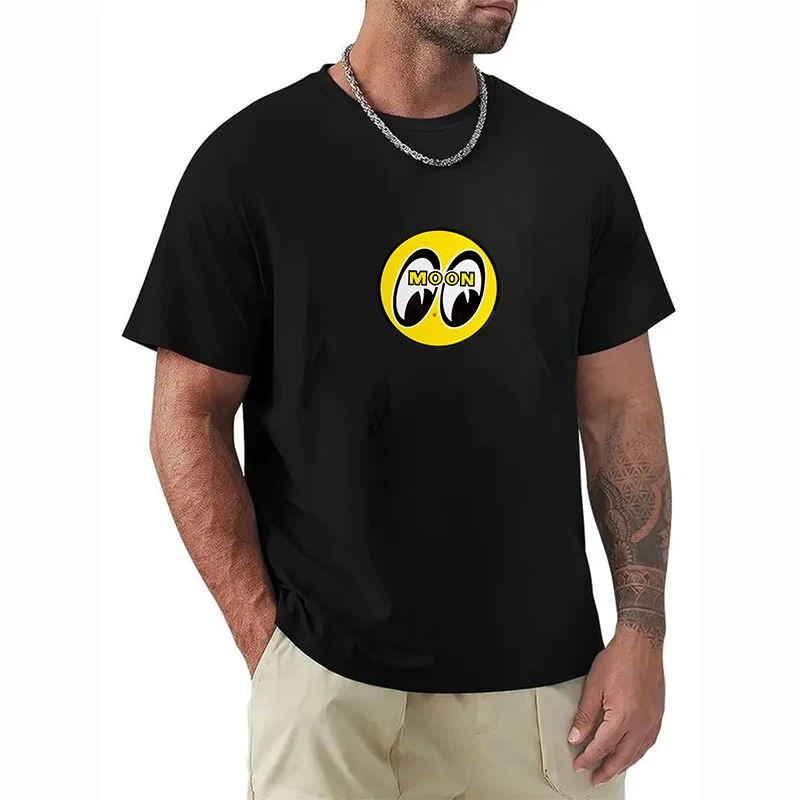 

Summer Tops M-Mooneyess Printed T-shirt Vintage Graphic Y2k Men's Clothing New in Tees Funny T-shirts Short Sleeve Tee Gifts