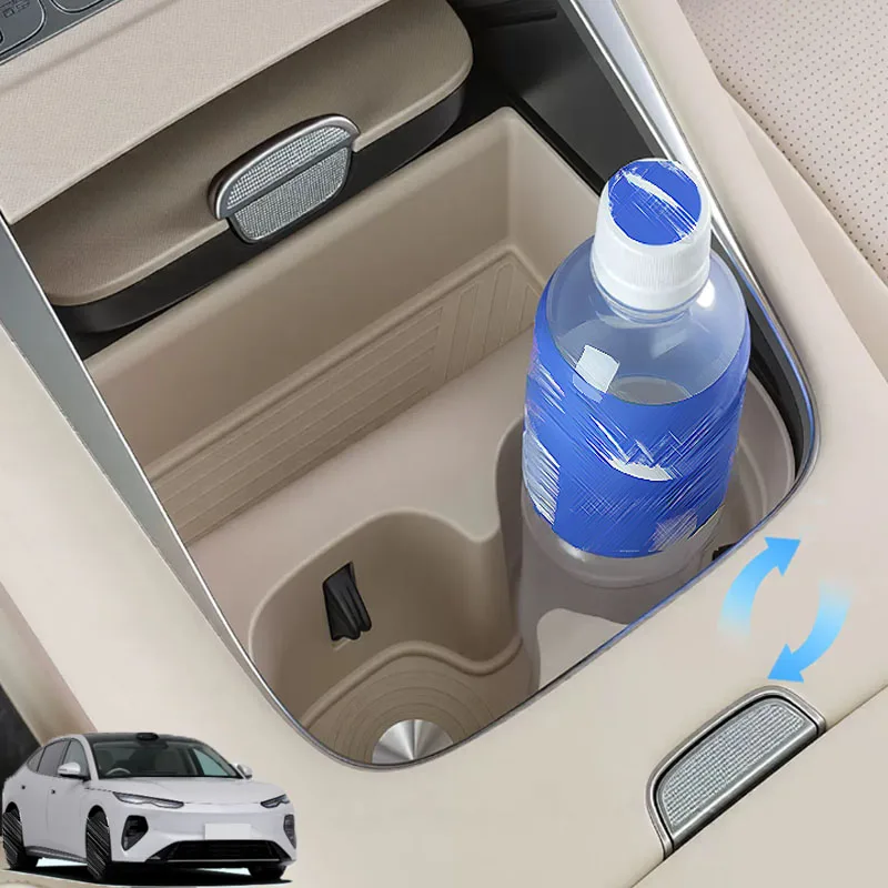 For BYD Seal 08 2026 2027 Car Central Console Cup Rubber Pad Anti-scratch and Anti-slip Protection Pad Interior Car Accessories