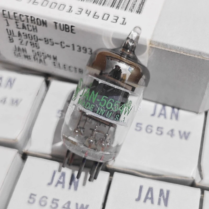 2 peças ge 5654w ge5654 válvula de tubo de vácuo atualização de tubo eletrônico de vácuo para 6j1 6m1 6ak5 6j1p ef95 amplificadores de áudio