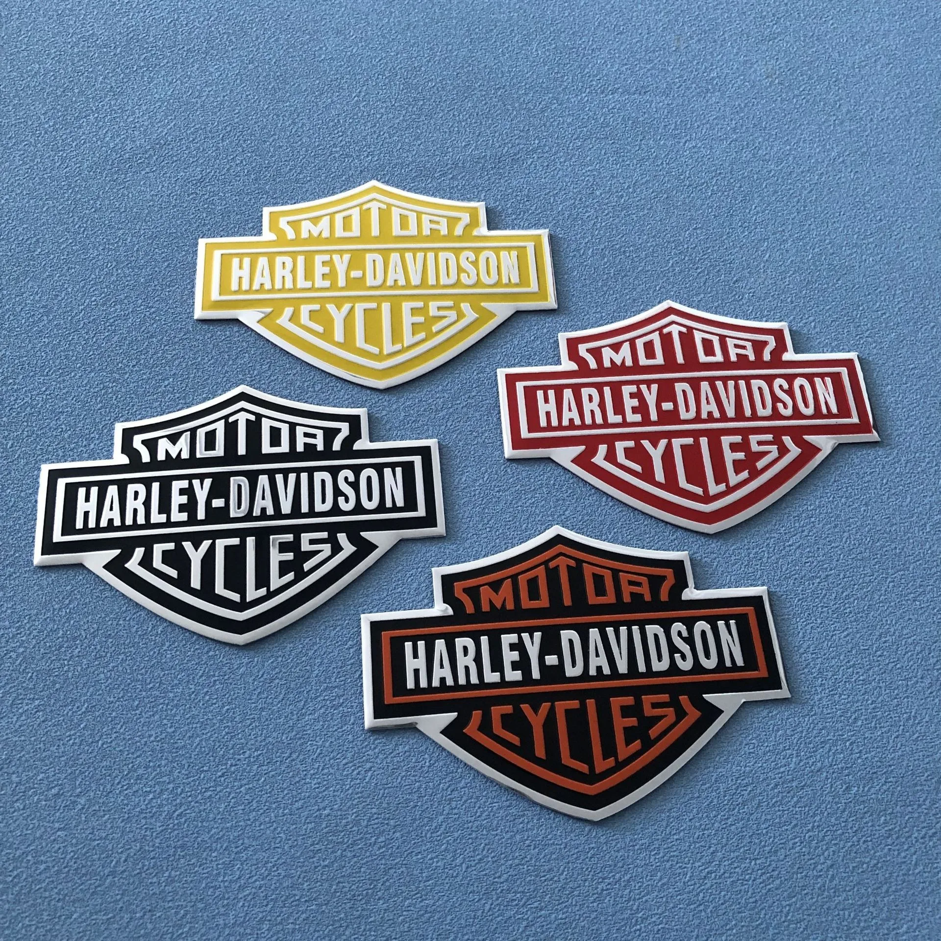 Decorative Logo Motorcycle Personalized Modified Car Sticker 3D Stereo Auto Stickers Badge For Harley Davidson Helmet Sticker view 5