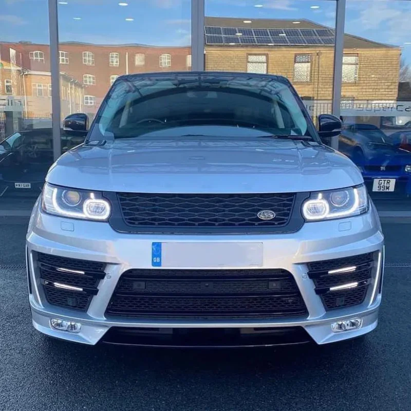 For  Range Rover Sport 2014-2017 L494 Upgrade To Lumma Front And Rear Bumper Body Kit With Front Lip - Image 4