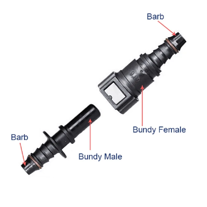 Couremplaçant de tuyau de conduite de carburant de voiture Hbo, dégagement rapide, connecteur allergique, style de voiture, pression de carburant,