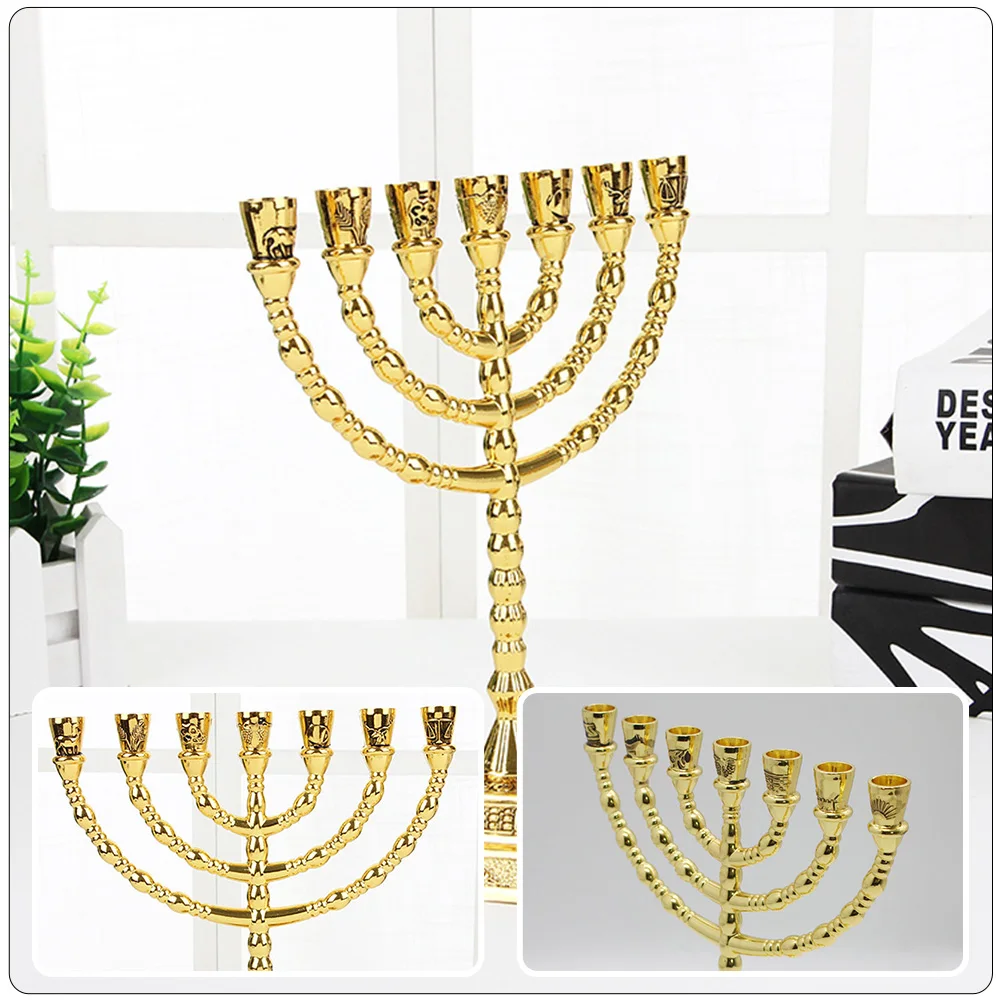 

Modern Metal Holder For Home Decor Religious Candlestick Tealight Stand Party Tabletop Decoration Golden Design Branch