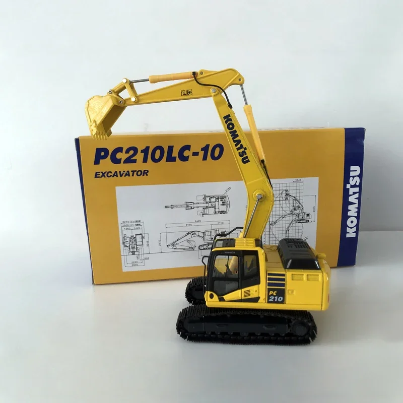 Diecast scala 1:50 KOMASTU PC200-10 PC210LC-10 PC220-10 escavatore in lega modello di veicolo di ingegneria giocattolo da collezione