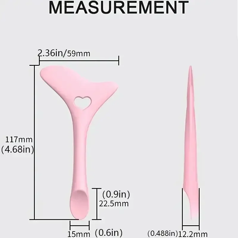 1 Stück Silikon-Eyeliner-Make-up-Schablonen, Eyeliner-Hilfe-Werkzeug für Katzenauge, Augenbrauenstift, rauchiger Schattenführer – wiederverwendbarer Augenbrauenformer