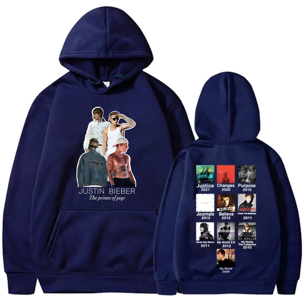 جاستن بيبر SWAG II 2025 ألبوم هوديس الرجال النساء الملابس موضة الهيب هوب المتضخم مقنعين البلوز البلوفرات الشارع الشهير #2