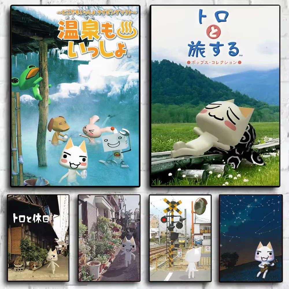 ملصقات أفلام كلاسيكية من Inoue Toro Coffee Cat ، المكتب ، مطبوعات تلفزيونية كلاسيكية ، ديكور غرفة المنزل ، فن جمالي ، لوحة جدارية ، ساخنة