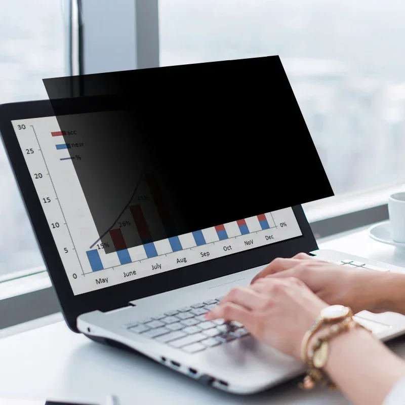 واقي شاشة مضاد للظهور للكمبيوتر المحمول 14 15.6 17 بوصة 12.5 13 17.3 بوصة مضاد للتجسس/الوهج فلتر خصوصية غير لامع