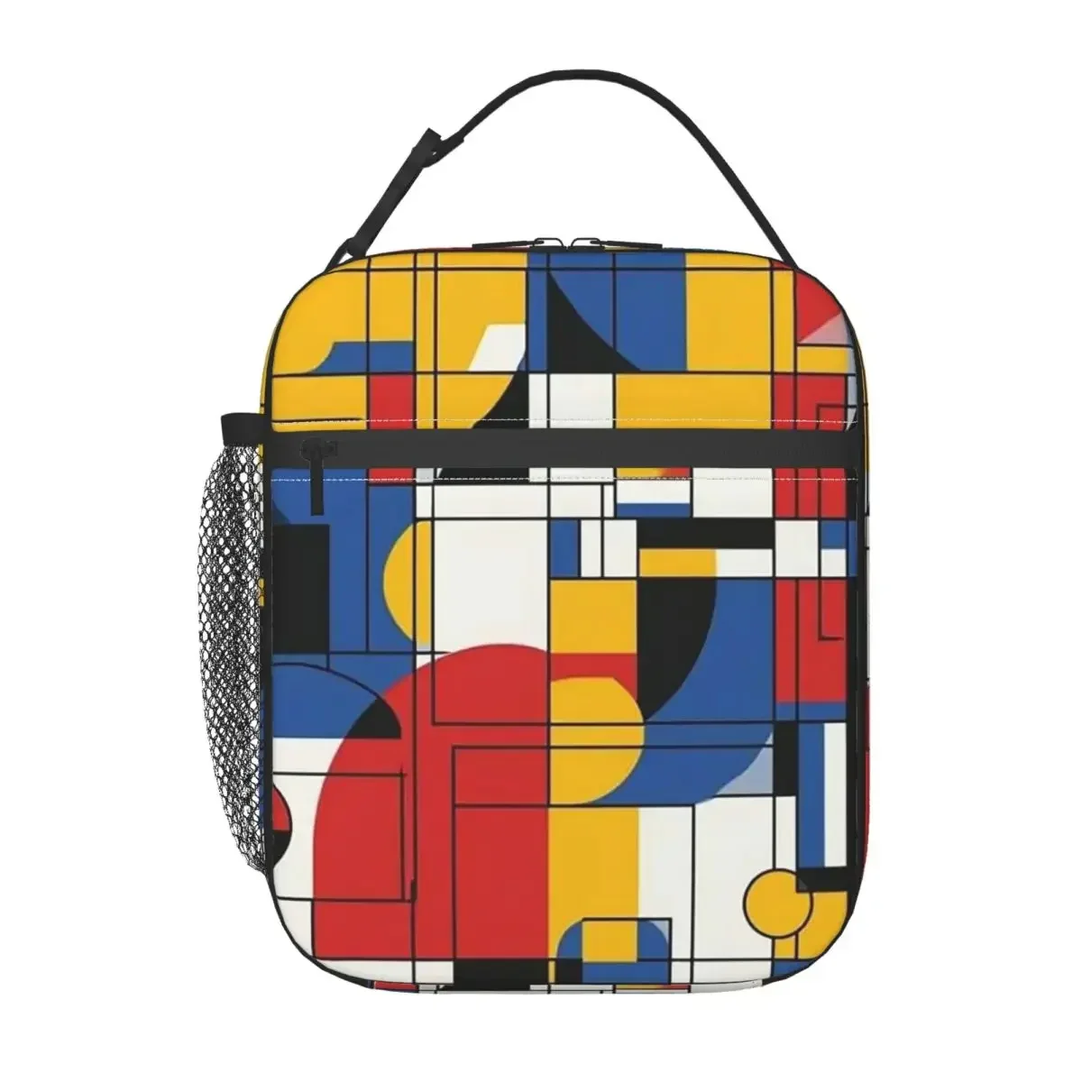 Piet Mondrian Insulated Lunch Bag for Kids School Cooler Thermal Food Box Tote Portable Lunch Boxes Container